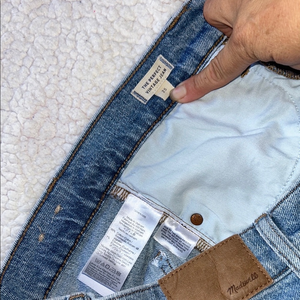 Madewell Sky Blue Ankle Jeans - Picture 7 of 10
